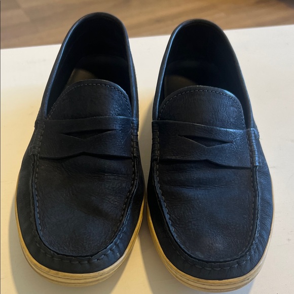 Tod\'s Men’s Navy Suede Marlin Loafers- 7 main image 6